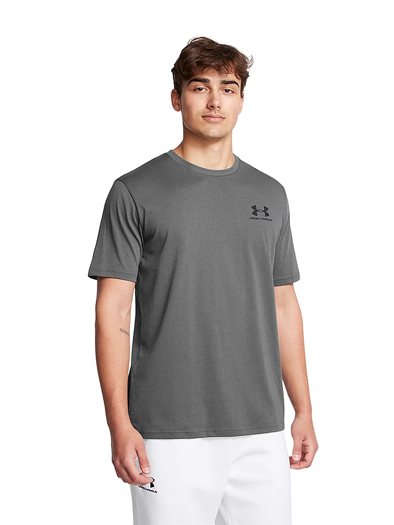 UNDER ARMOUR Herren T-Shirt UA Sportstyle grau | M — Bild 3